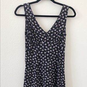 MODA international sleeveless floral print dress